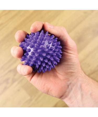 Fitness-Mad Spitzeny Massage Ball (Large) - 7cm Purple | Perfect for Muscle Relief & Recovery | International Shipping Available - Buy Online on GoSupps.com