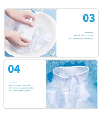 Clothing Stain Remover | Spray and Wash Stain Remover Large Capacity 120ml Grease and Blood Stain Remover for Clothes Stain Remover for Fabric Hats Oil Red Wine Ink Armpit Skoulazeo - Buy Online on GoSupps.com