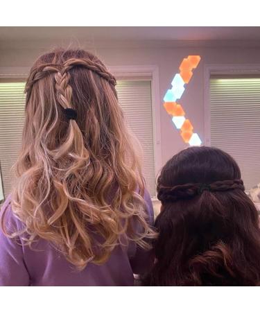 120 Pack Small Black Toddler Hair Ties for Girls & Women - Seamless Cotton Hair Ties 1.18 Inch - Thick Hair Accessories in Black - Buy Online on GoSupps.com