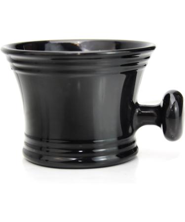 Premium Haryali Handmade Leather Strap Shaving Brush Set - Black & Chrome Badger Hair with Classic Bowl & Soap | International Shipping Available - Buy Online on GoSupps.com