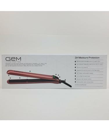 Gem Styling Iron - 1-3X Moisture Protection | Digital Pink Styling Iron for Smooth Shiny Hair - Buy Online on GoSupps.com