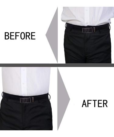 Buy Men's Shirt Holders & Suspenders - Elastic Non-Slip Adjustable Shirt Stays (1 Pair) - O-Shape for Perfect Fit - Buy Online on GoSupps.com