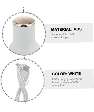 POPETPOP Electric Foot Pedicure Tools for Feet Electric Feet Care Kit Electric Pedicure Tool Lightweight Foot Care Tool USB Foot Callus Remover Electric Pedicure Kit Foot File White - Buy Online on GoSupps.com