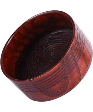 Natural Wooden Shaving Soap Bowl Cup for Men - Handcrafted Shaver Cleansing Tool - Buy Online on GoSupps.com