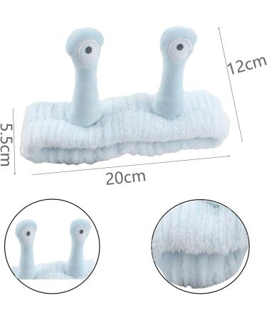 AOVNA 6 Pieces Spa Headband Face Wash Headband Snail Makeup Headband Elastic Headband for Shower Skincare Sport - Buy Online on GoSupps.com