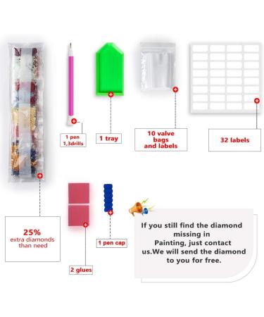Sonsage Diamond Painting Kit for Adults - 5D DIY Full Drill Gem Cross Stitch Craft 12x16 Inch - A01 Star Design | Home Wall Decor Gift - Buy Online on GoSupps.com