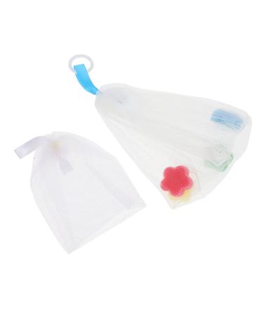 MAGICLULU 2pcs Foaming Net Exfoliating Net Pouches Soap Soap Meshes Soap Saver Pouches Making Pouches Foaming Exfoliating Soap Net Soap Foaming Pouches