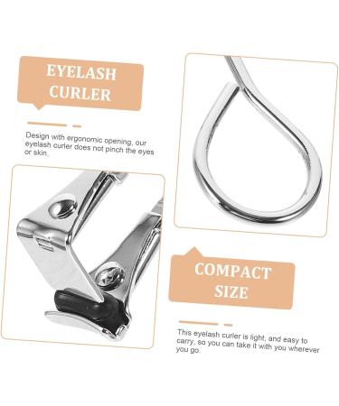 Housoutil Fake Eyelash Curler Partial Eyelash Curler Splitter Travel Make up Stainless Steel Mini Hair Curler - Buy Online on GoSupps.com