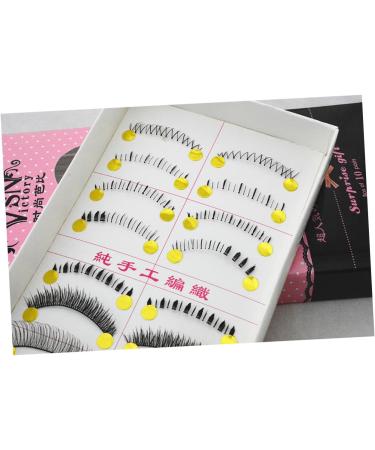 minkissy 10 Pairs Cross Eyelashes Fake Lashes Natural Eyelashes False Eyelash Fake Eyelash Nude Makeup - Buy Online on GoSupps.com
