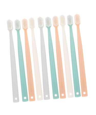 Combined 10st soft toothbrush toothbrushes for travel toothbrush tooth hygiene oral hygiene wear -resistant toothbrushes light toothbrush affordable package handbook Stock travel