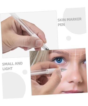 NOLITOY 3 Sets Fixed Point Line Pen Mark Pens Brow Pencil Mapping Pen Surgery Plastic White 15.00X0.80X0.80CMx3pcs Whitex3pcs - Buy Online on GoSupps.com