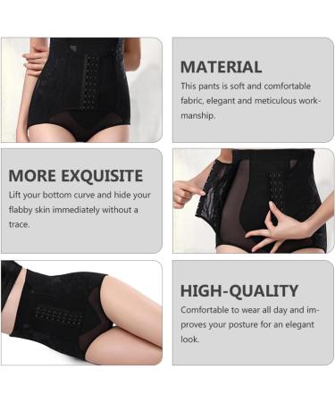 High Waist Sauna Belly Trainer Belt - Black Corset Body Shaper for Postnatal Recovery - Size L - Buy Online on GoSupps.com