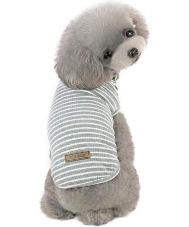 Shop Pet Heroic Cute Striped Pullover for Small Dogs & Cats - Cozy Apparel in Pink Red Blue & Gray | Lightweight Fashion for Pets 1.2-9.0 kg - Buy Online on GoSupps.com