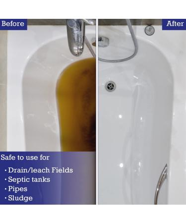 Dr. Pooper Drain Field Cleaner: Clear Clogs & Sludge, Eliminate Odors, and Maintain Clean Septic System with Easy Flush Tablets - Buy Online on GoSupps.com