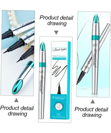 MUSISALY Very Fine Eyeliner Women Makeup Tools Supply Smudge-proof Eyeliner Eye Drawing Pen Liquid - Buy Online on GoSupps.com