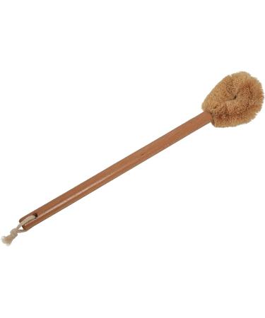 qazaa Updated Modern Version Toilet Bowl Brush Natural Coconut Fiber Brush and Beechwood Handle for Bathroom Toilet - Sturdy Deep Cleaning Toilet Cleaning Brush with Hanging Hook - Buy Online on GoSupps.com
