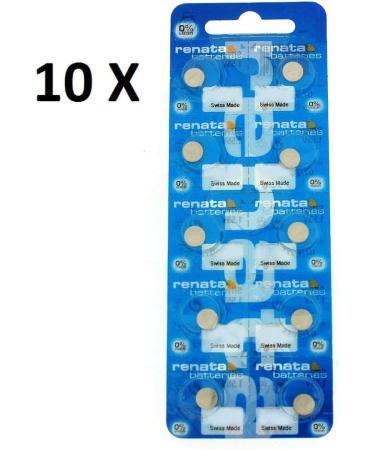 Renata Watch Battery 370 SR920SW - Swiss Made 1.5V | Pack of 10 | Long-lasting & Reliable - Buy Online on GoSupps.com