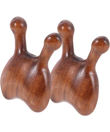 Frcolor Sandalwood Massage Comb Set - 3PC Acupuncture & Facial Scrub Tools - Perfect Christmas Gifts for Relaxation & Recovery | 5.70x4.80cm - Buy Online on GoSupps.com