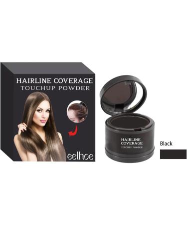 Hairline Shadow Powder Instant Sweatproof Hairline Eyeshadow with Mirror Quick Cover Grey Hair Root Concealer Eyebrows and Beard Root Hair Root Repair Black - Buy Online on GoSupps.com