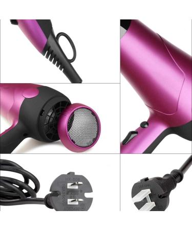 Fast Hair Dryer 2200W Salon Hair Dryer Negative Ion Blow Dryers 2 Speed 3 Heat Settings with Collecting Nozzle Diffuser for Hair Salon 1.8 Long Cable Overheating Protection for Home or Salon Small - Buy Online on GoSupps.com