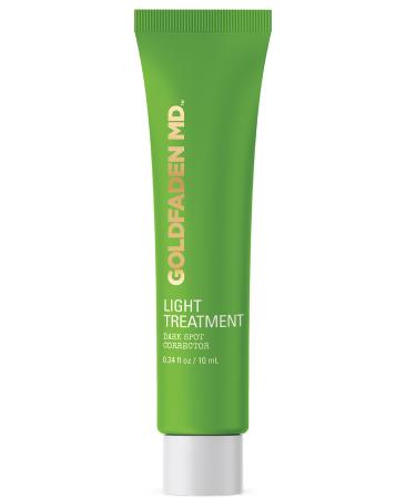 GOLDFADEN MD Light Treatment Dark Spot Pigment Corrector | Hydroquinone Free w/Alpha Arbutin Organic Red Tea Extract Sea Weed Extract and Hyaluronic Acid | TRIAL .34Fl Oz 0.34 Fl Oz (Pack of 1)