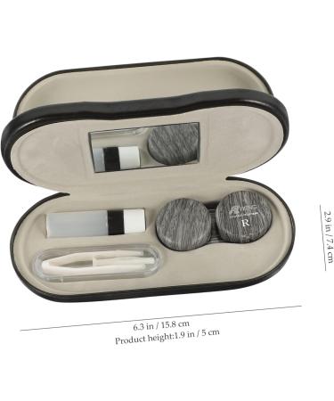 Buy Hapinary Dual-Purpose Travel Glasses Case - Compact Lens Tank & Suitcase Kit for Two Glasses (15.8x7.4cm) - Ideal Travel Accessory - Buy Online on GoSupps.com