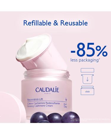 Caudalie Resveratrol-Lift Retinol Alternative Firming Cashmere Cream and Refill Pod - 50 mL Cream & 50 mL Refill Pod - Buy Online on GoSupps.com