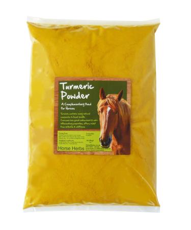 Horse Herbs Turmeric Powder - Natural Feed Supplement for Horses Equine Pony (3kg Bag)