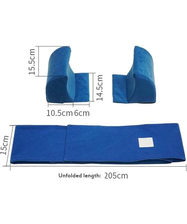 Wheelchair Side Support Wheelchair Backrest Lateral Support Cushion with Adjustable Side Panels Fixed - No Displacement for Nursing Beds Hospital Beds Blue - Buy Online on GoSupps.com