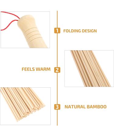 Premium Wooden Back Knock Massage Rods - Meridian Body Worship Sticks for Men & Women - 2-Piece Back Massage Tools for Pain Relief - Buy Online on GoSupps.com