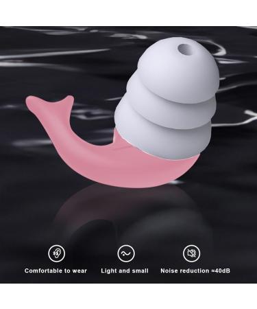Erhigher Earplugs Ergonomic Silicone Ear Plugs 25 DB Noise Reduction Waterproof Reusable Dust-proof Hearing Protection Earplugs for Work Sleep Study Focus Snoring Parties Black - Buy Online on GoSupps.com