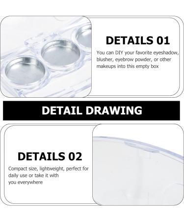  POPETPOP POPETPOP Set of 6 Storage Boxes for Eyeshadows Lipsticks and Cosmetics - Buy Online on GoSupps.com