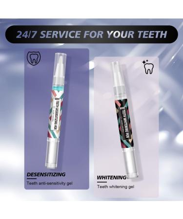Teeth Whitening Pen Gel Kit | Easy Home & Travel Whitener with Anti-Allergic Gel | Fast Results in 1-2 Weeks - Buy Online on GoSupps.com