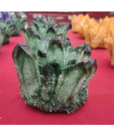 Natural Crystal Rough Home Decoration 1pcs Natural Green Ghost Phantom Quartz Crystal Cluster Specimen Wedding Decoration Aquarium Stones (Size : 700-800g) - Buy Online on GoSupps.com