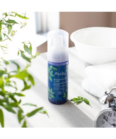 Melvita Cleansing Foam Bouquet Floral Detox Organic Vegan Pump Bottle 150 ml - Buy Online on GoSupps.com