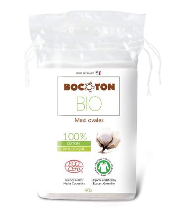 960 Maxi Oval Slimming Remover | 100% Organic Cotton | EcoCert Certified | Washable & Economical | Ideal for Cosmetic & Skin Care - Buy Online on GoSupps.com