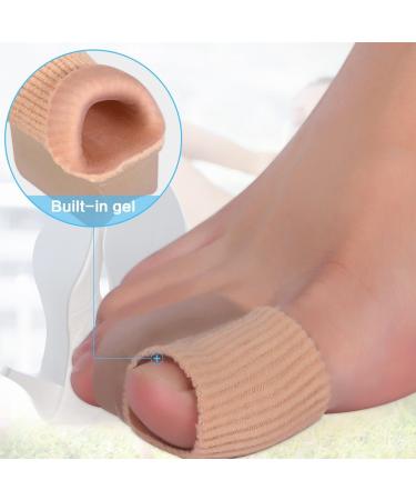 Bunion Corrector & Toe Straightener with Gel Pads | Orthopedic Big Toe Separators & Splint Protector Set | Bunion Pain Relief Sleeves - 1 Pair - Buy Online on GoSupps.com