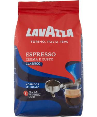 Lavazza LAVAZZA Espresso Cream E GUSTO Classico 1 kg Beans Set of 2