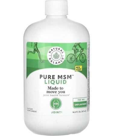 Natural Balance Pure MSM Liquid | 16 oz - Buy Online on GoSupps.com