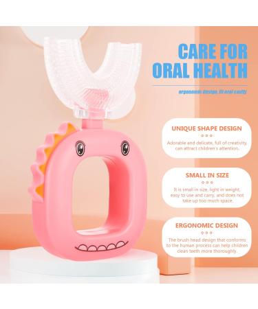 Mobestech 4-Piece U-Shaped Toothbrush Set for Children | Portable Manual Tools for Toddlers | Easy Cleaning Accessories for Lazy Babies - Buy Online on GoSupps.com