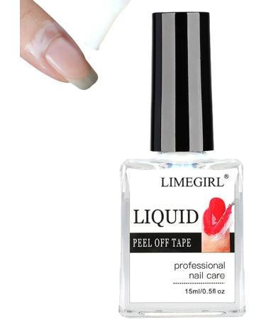 15ml Peel off Nail Polish for Nails 2PCS Latex Nail Polish Barrier Easy Peel Polish Barrier Anti-overflow Glue Nail Art Manicure Edge Protection - Buy Online on GoSupps.com