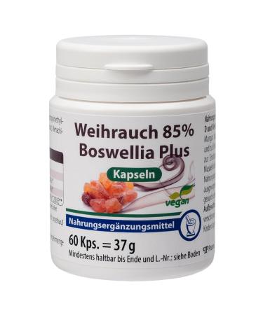 Incincense capsules premium |85% Boswellia |Optimally dosed with 1000mg extract made of Indian frankincense |Laboratory testing according to German standards |Vegan |60 capsules