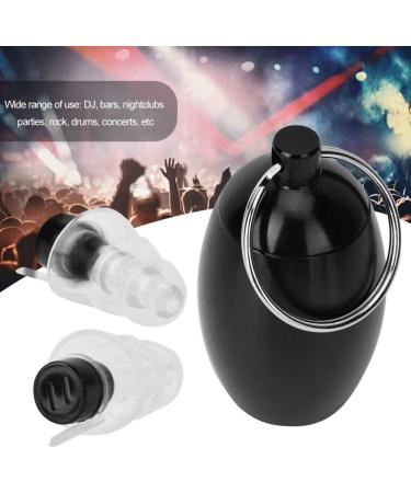 High-Fidelity Sonew Earplugs for Noise Reduction | Hypoallergenic Soft Silicone Hearing Protection for Concerts Musicians Shooting & Hunting - Black (Includes Case) - Buy Online on GoSupps.com