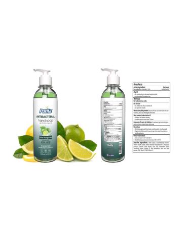 PURITA Antibacterial Liquid Hand Soap 16 fl OZ with Aloe Vera Vitamin E and Invigorating Scents - (1x Dragon Fruit Lavender Pi a Colada Lime Margarita Pack of 4) Made in USA - Buy Online on GoSupps.com