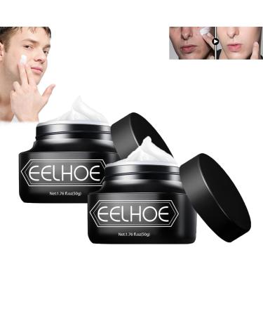 2 Pcs Eelhoe Moisturizing Concealer Cream, Cream Concealer Foundation Moisturizing Makeup, Men's Moisturizing Concealer Cream, Refreshing Concealer Invisible Pores Lazy Cream