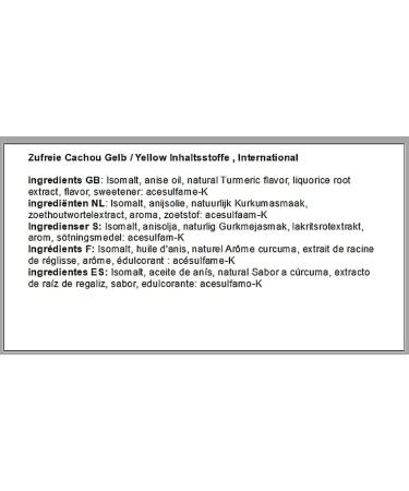 kg of Cachou Candy Yellow without sugar in mini form - Buy Online on GoSupps.com