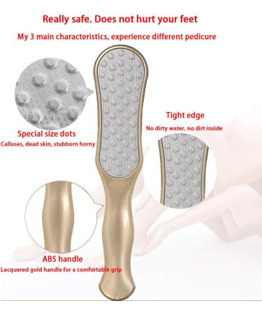Stainless Steel Hornhaut File for Foot Care | Miaozhang Cornal Remover & Pedicure Tool - Buy Online on GoSupps.com