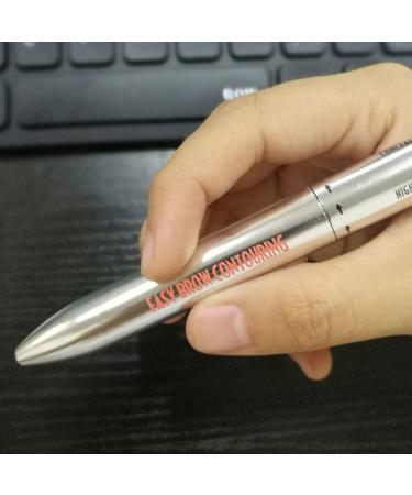 Eyebrow Contour Pen 4 in 1 Makeup Pen Multifunctional Long Lasting Rotate Defining Highlighting Eye Brow Pencil Blonde 1# Blonde - Buy Online on GoSupps.com