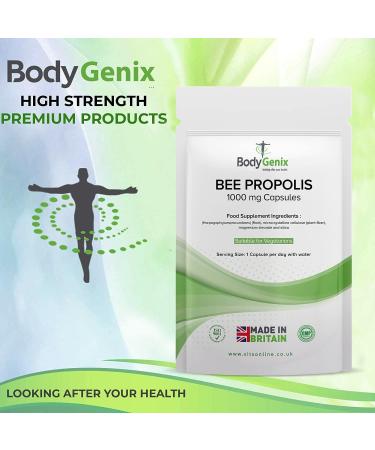 Bodygenix BEE Propolis 1000mg 60 Capsules - Natural Antibiotic for Fighting Infections - 60 Count - Buy Online on GoSupps.com