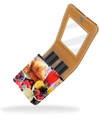 Travel Lipstick Organizer Case | Portable Makeup Bag with Mirror for Cosmetics | Shop Now - Buy Online on GoSupps.com